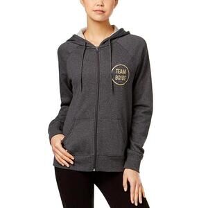 Ideology Womens Team Bride Full Zip Hoodie Size M